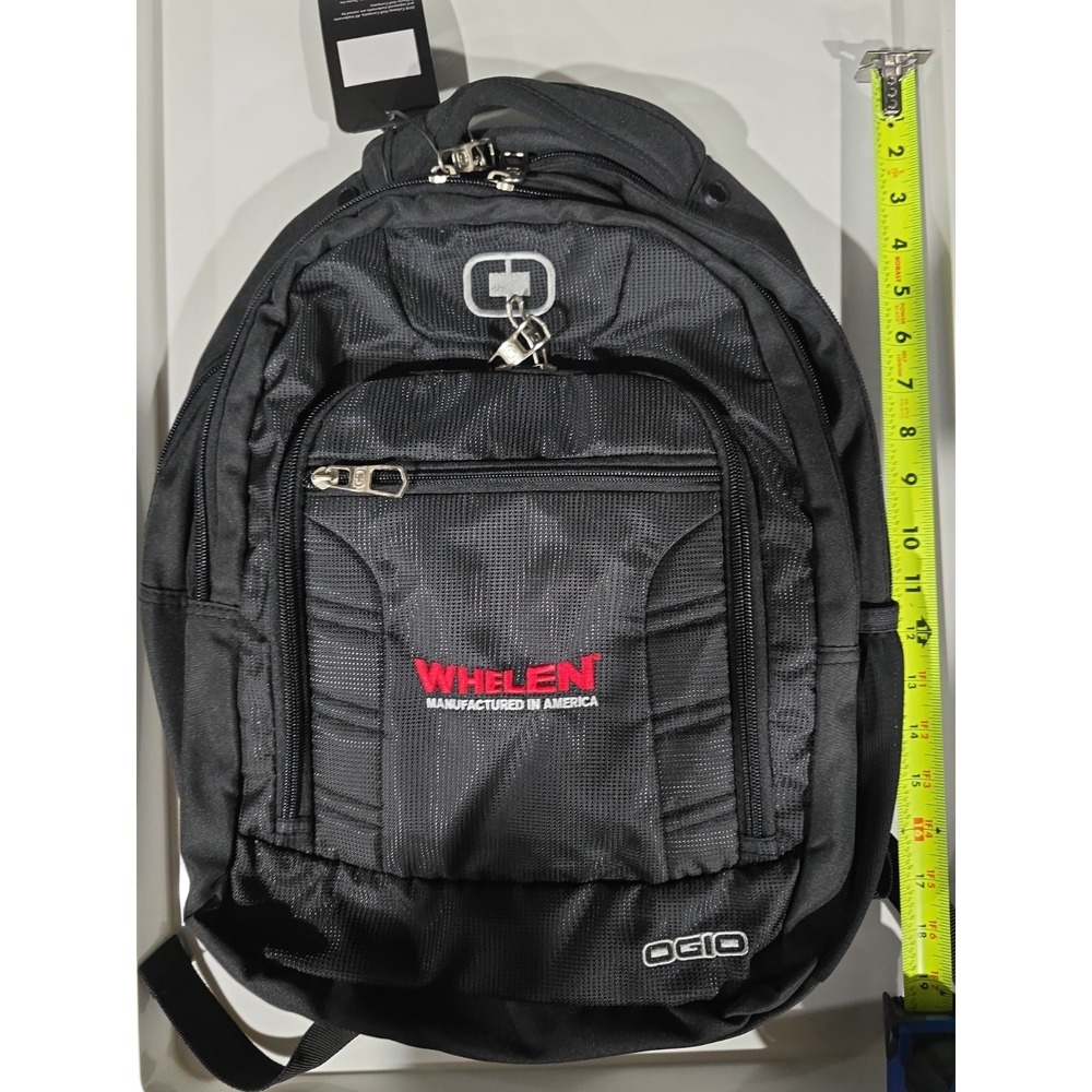 OGIO Squadron Backpack Black Laptop Carparment‎ Travel Bag New with Logo